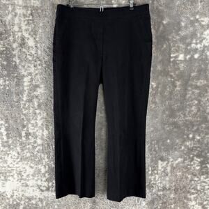 Spanx Size L Ankle Casual Leggings Minimalist Pants Black Pull On Stretch